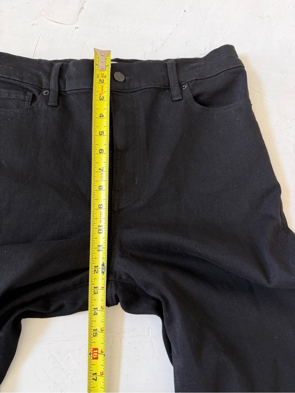 Frame Denim Le Slim Palazzo Pant Jeans True Black Wide Leg ALTERED Size 30 - Picture 8 of 9